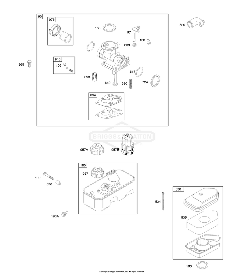 Air Cleaner, Carburetor, Fuel Supply