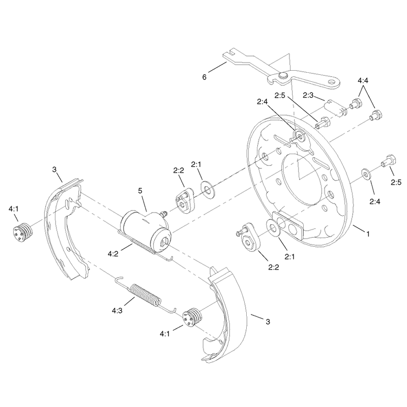Left Hand Brake Assembly No 104-6807
