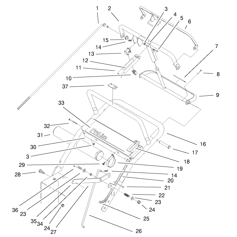 Upper Handle Assembly