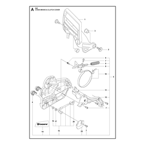 CHAIN BRAKE AND CLUTCH COVER