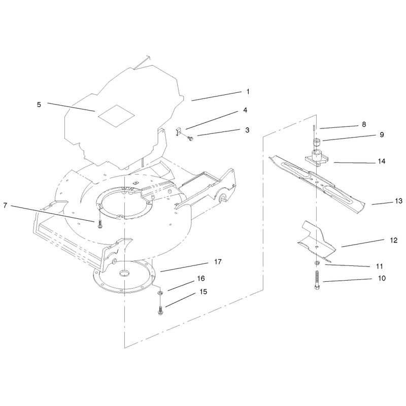 Engine and Blade Assembly