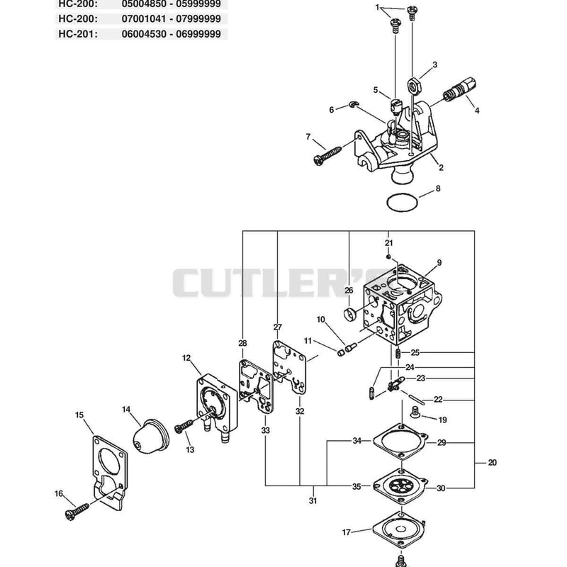 CARBURETOR -- RB-K70
