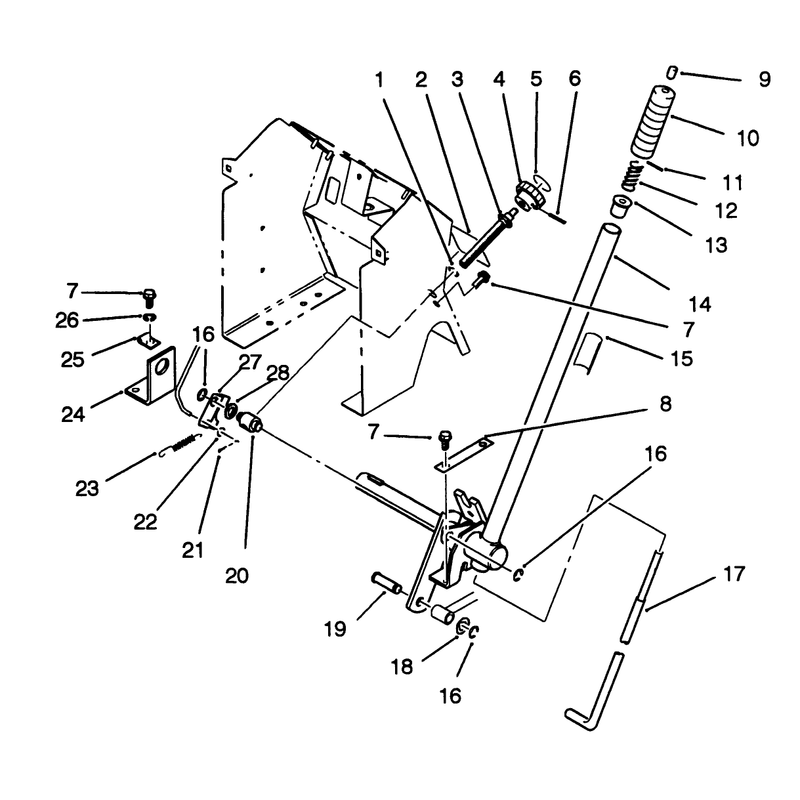 Lift Bar Linkage Assembly
