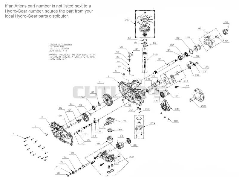 Transmission, LH - 04828100