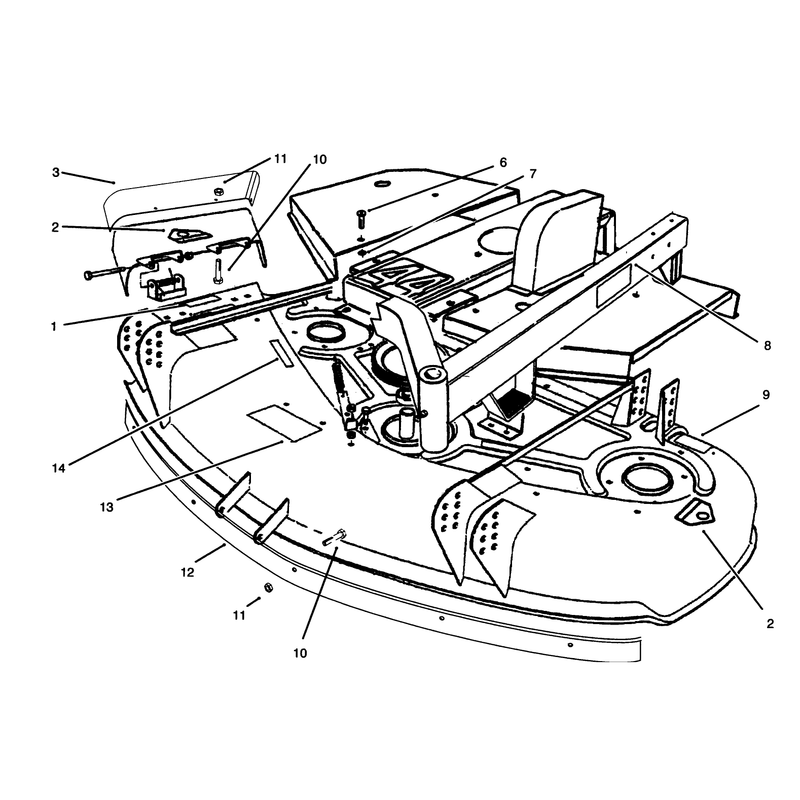 Decals Baffle and Attaching Parts Model No 30544
