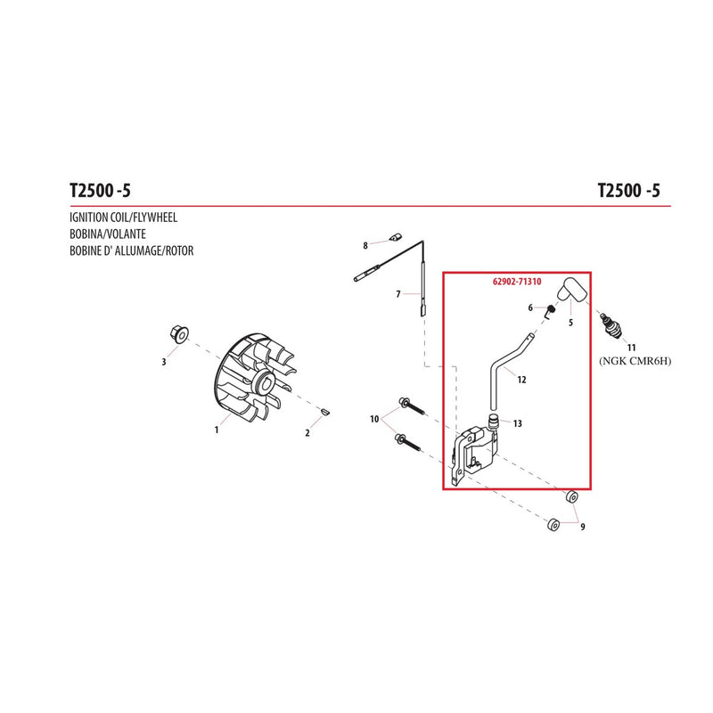 IGNITION COIL/FLYWHEEL