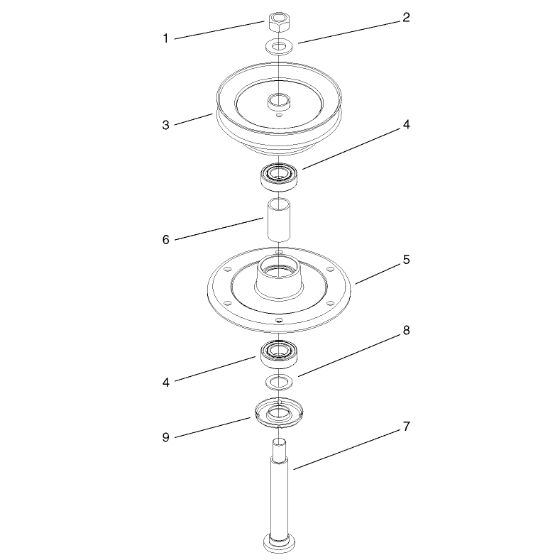 Spindle Housing Assembly No 104-6315