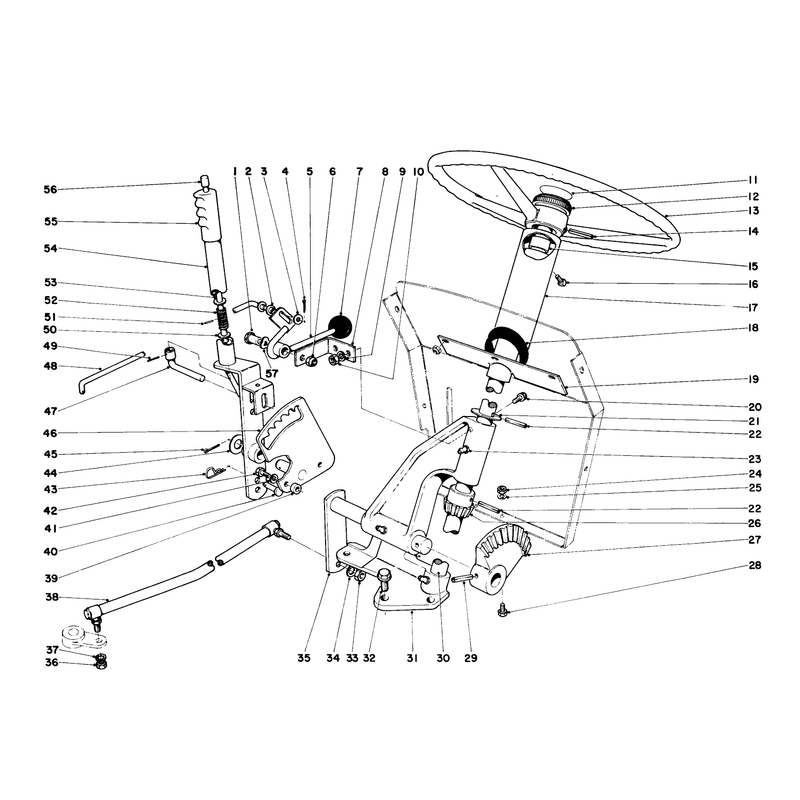 Steering And Lift Arm Assembly
