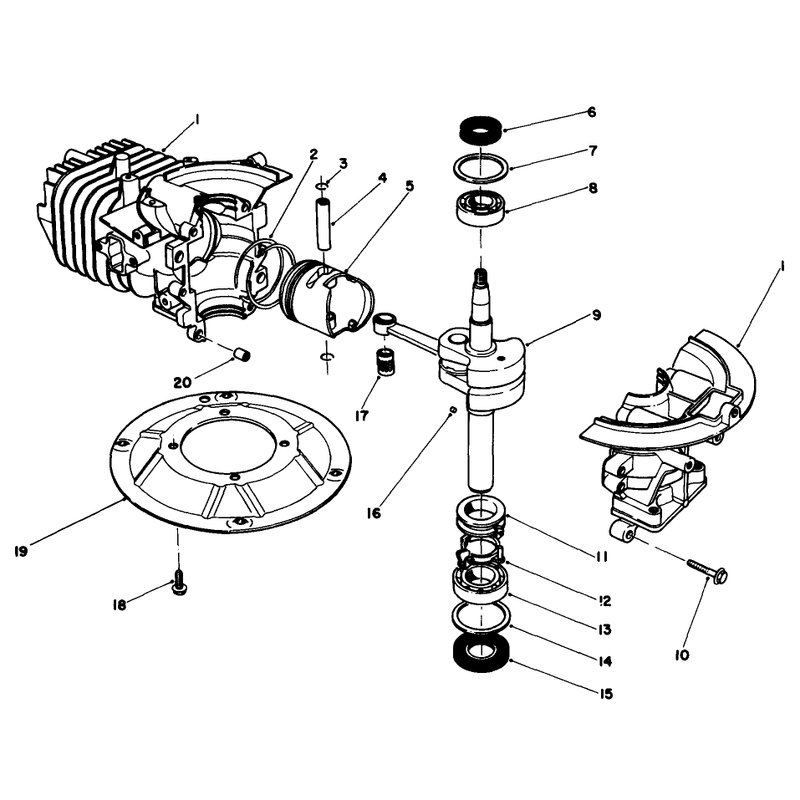 Crankshaft Assembly Model No 47ph7