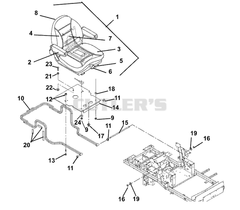Seat And Hood Frame