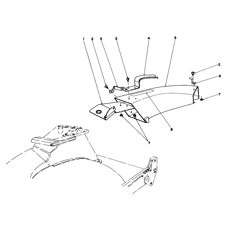 Side Discharge Chute Model No 59108 Optional