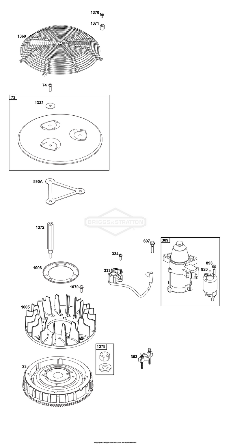 Flywheel, Ignition, and Starter Group