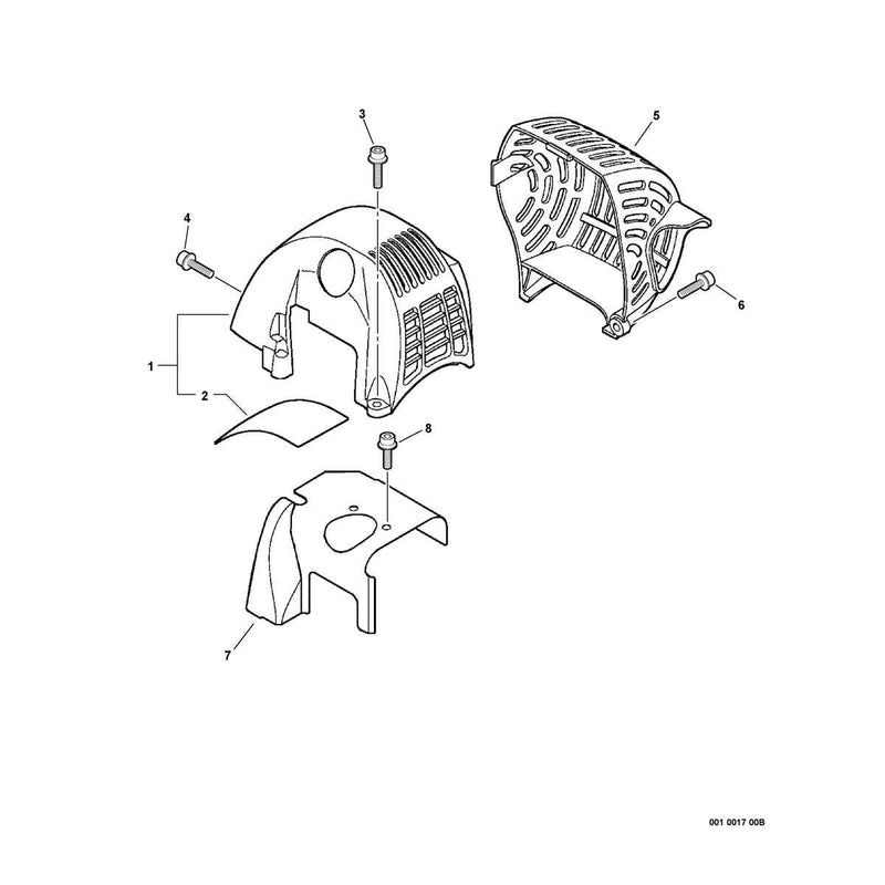 Engine Cover, Cylinder Cover, Exhaust Cover