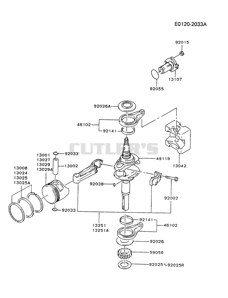 PISTON/CRANKSHAFT