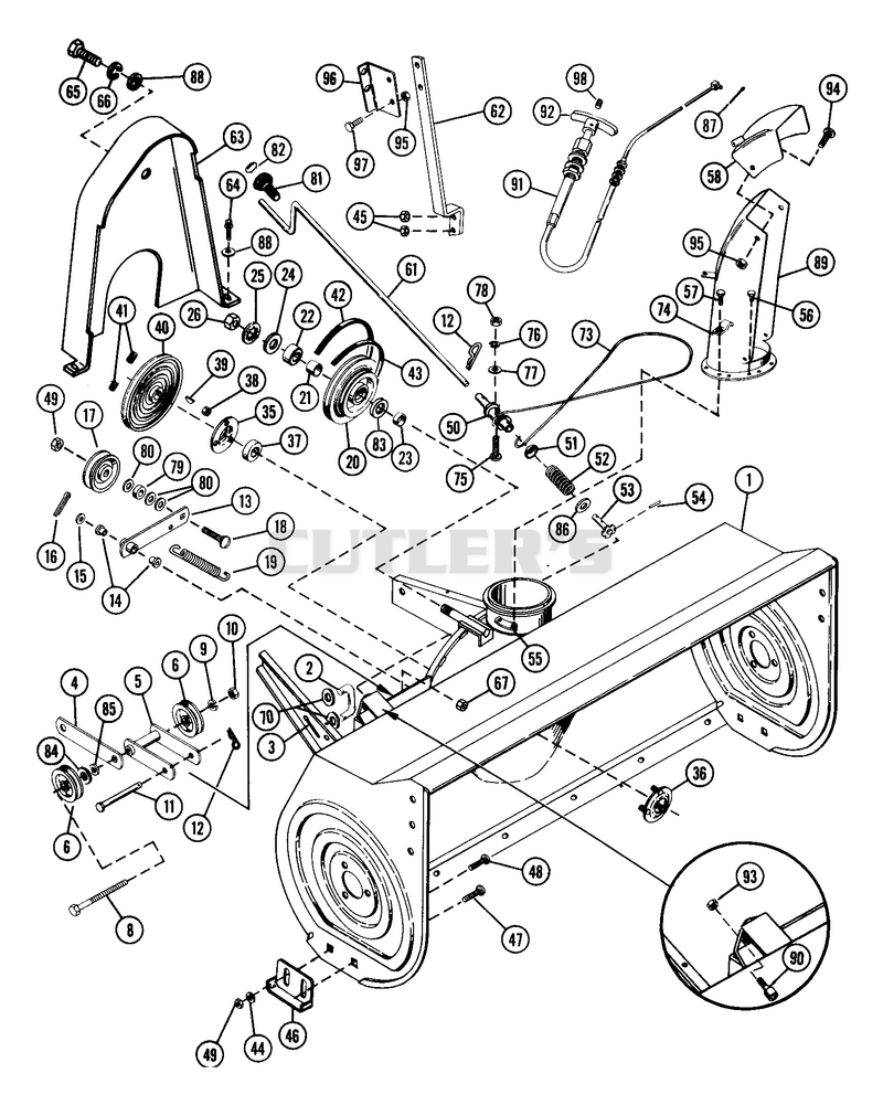 Sno-Thro 36" Housing