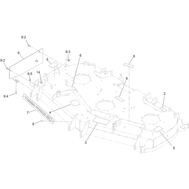Deck Decal Assembly No. 146-5619