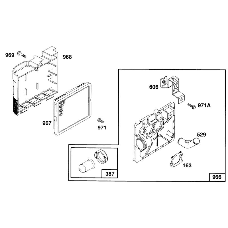 Engine Briggs and Stratton Model 12f802-0667-01