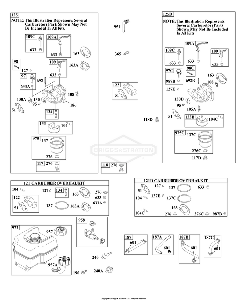 Carburetor, Fuel Supply