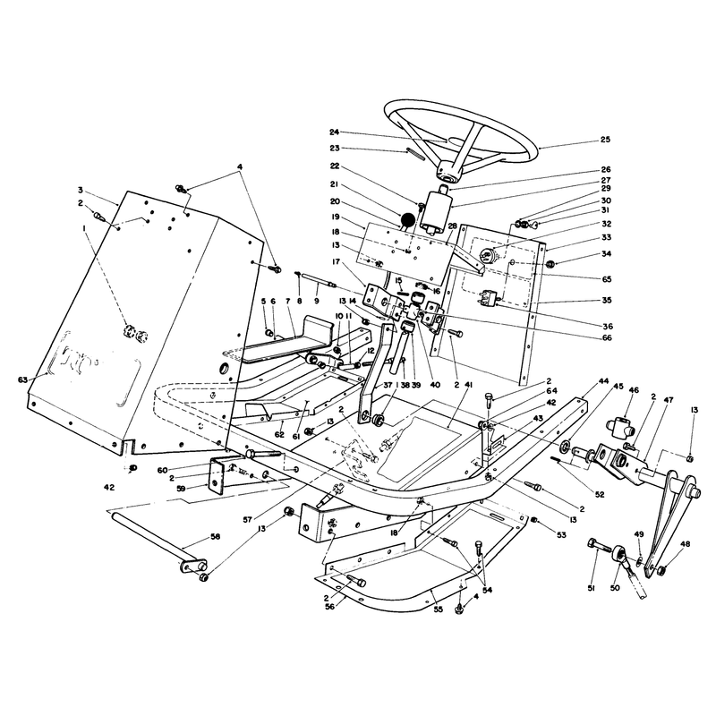 Frame and Steering Assembly