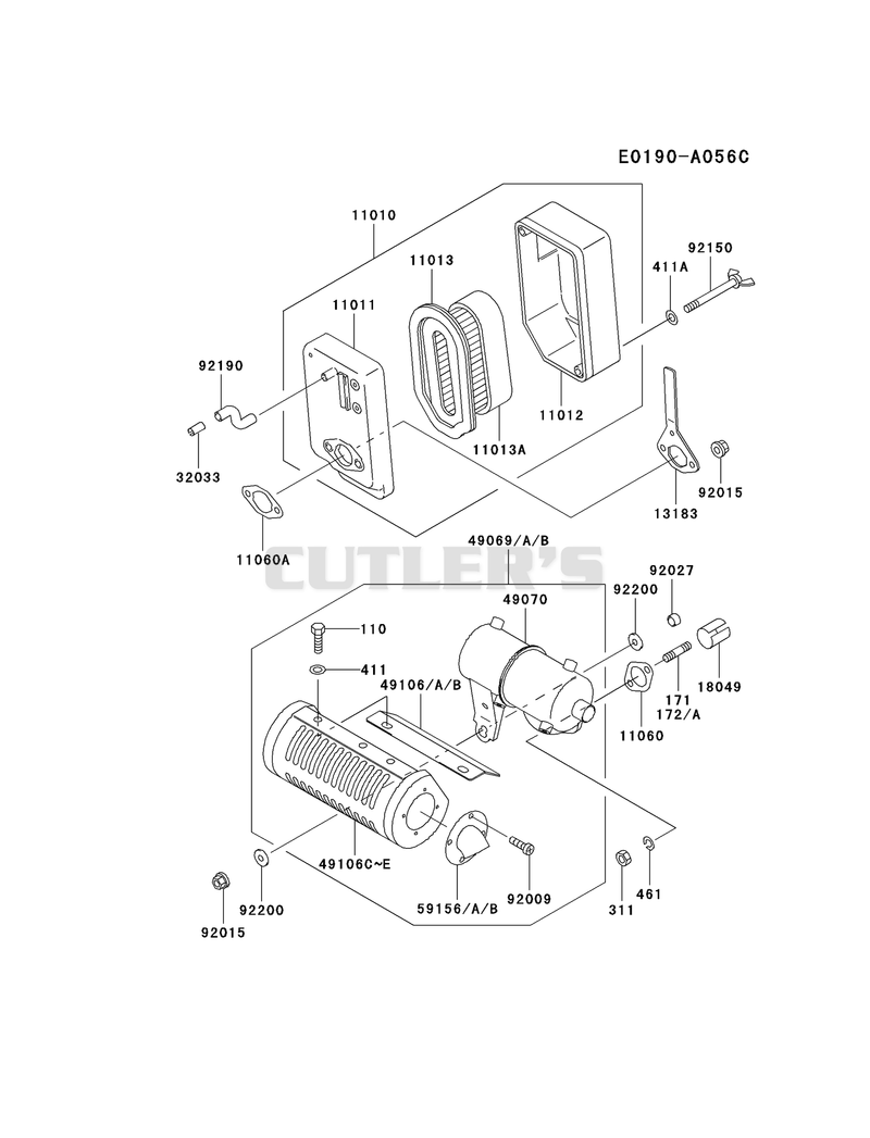 AIR-FILTER/MUFFLER