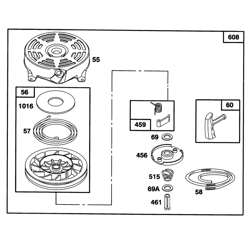 Engine Briggs and Stratton Model 127702-0645-01