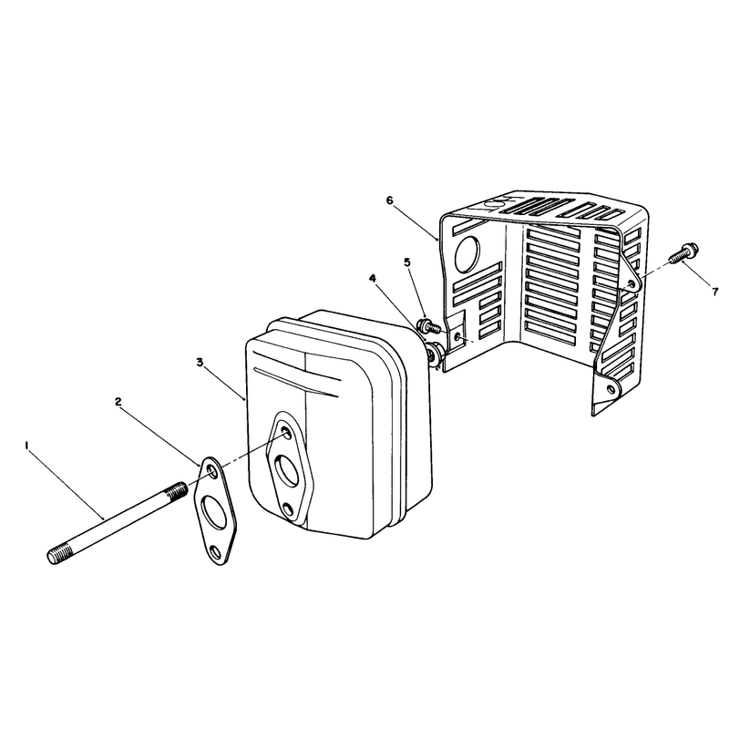 Muffler Assembly Model No Vmg6