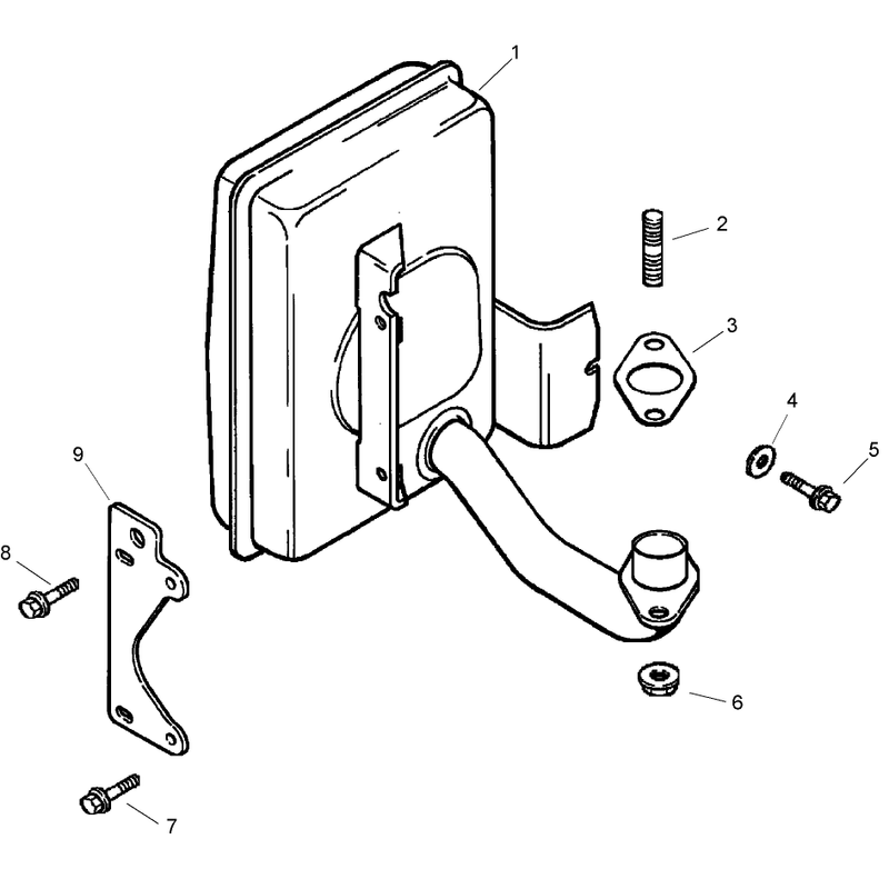 Exhaust Assembly  Kohler Cv492s-27525