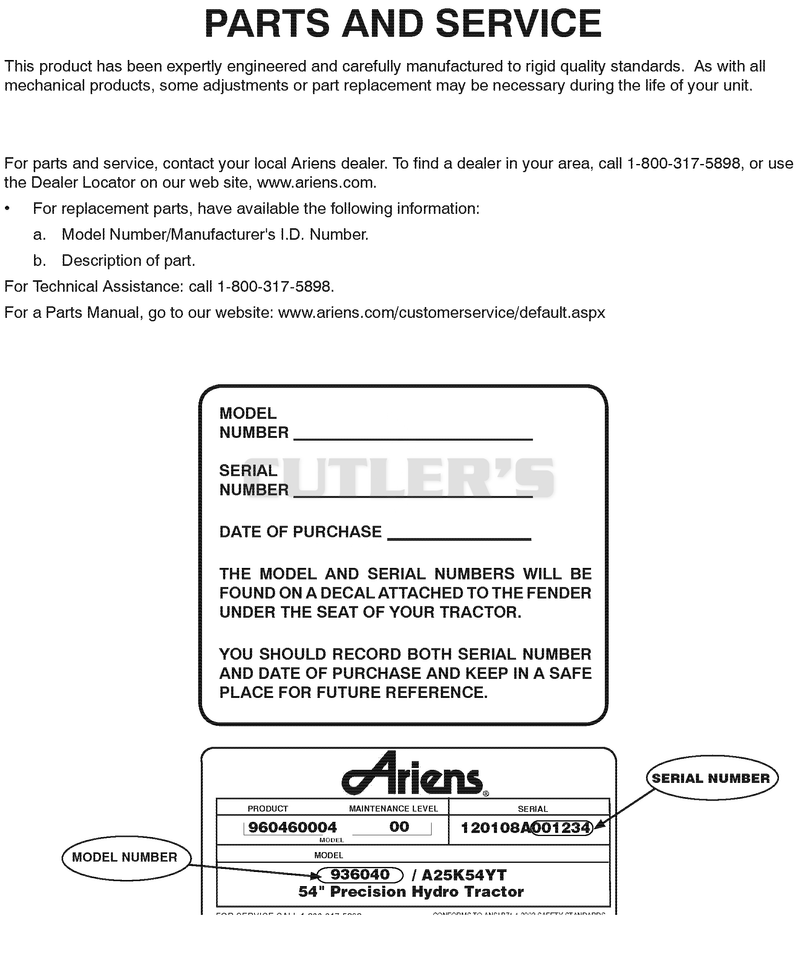 Parts And Service
