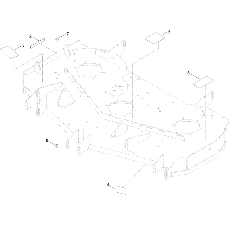 Deck Decal Assembly No. 140-0352