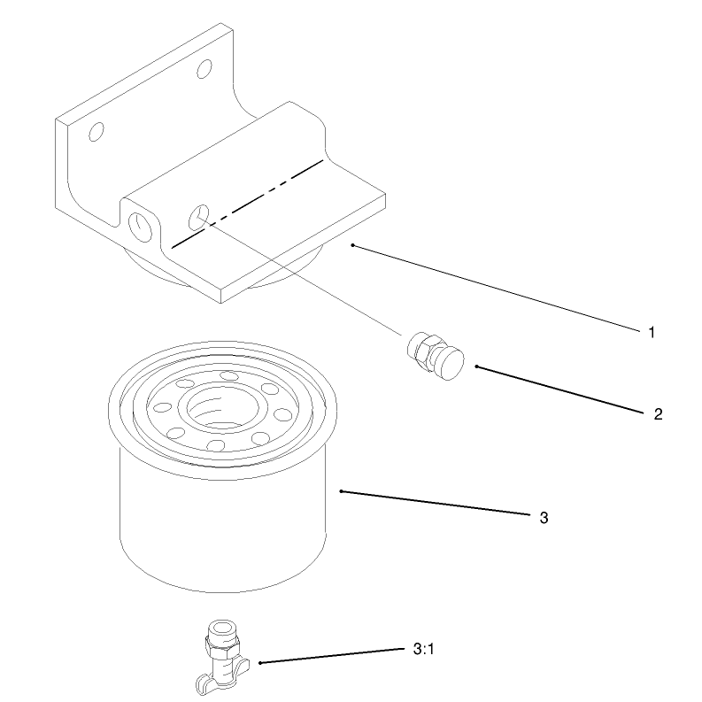 Separator FilterWater Assembly No 63-7650