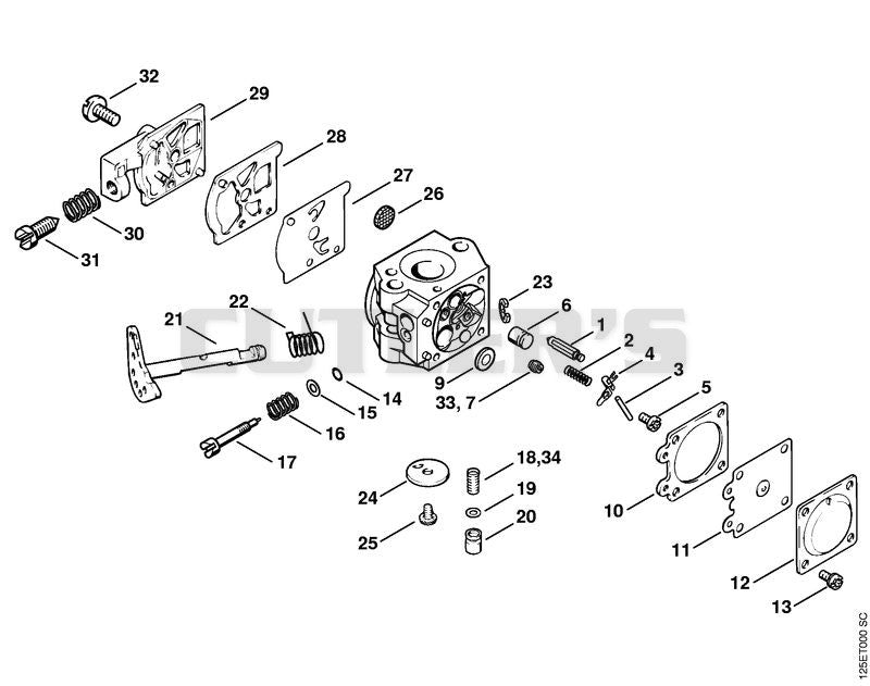 Carburetor WT-323 USA, WT-563 CDN