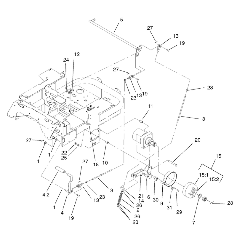 Brake and Wheel Hub Assembly