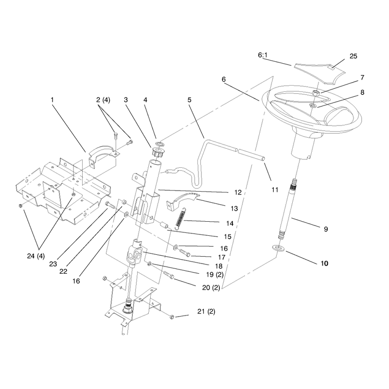 Steering Wheel and Tilt