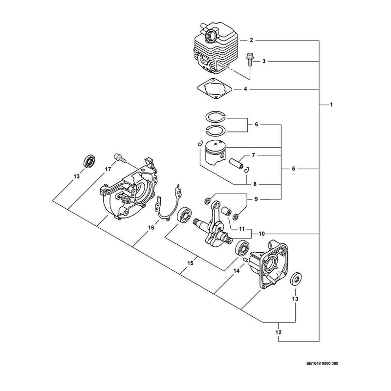 Engine, Short Block -- SB1048