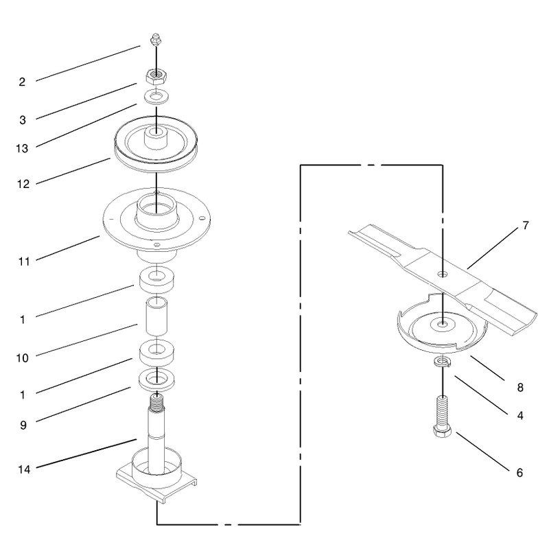 Spindle Housing Assembly No 67-7660