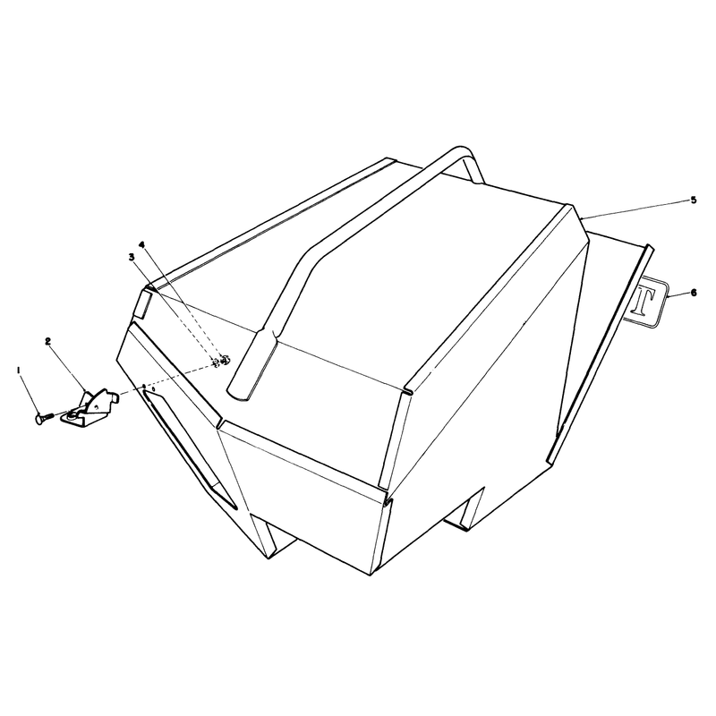 Steel Grass Catcher Model 22099 Optional
