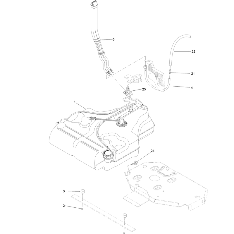 Fuel Tank Mounting Assembly