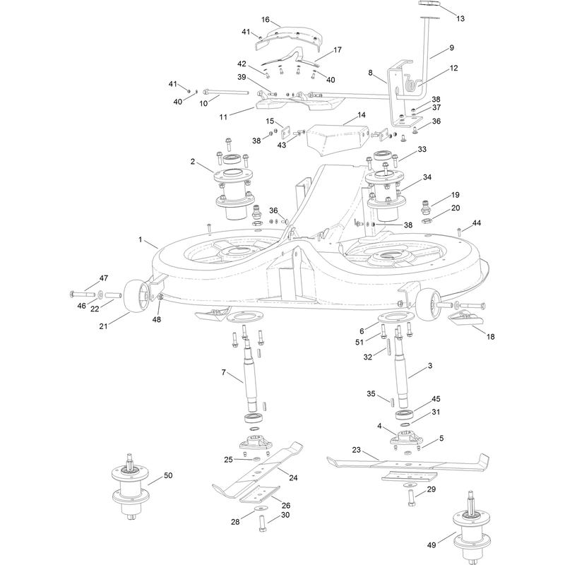 Mower Housing Assembly
