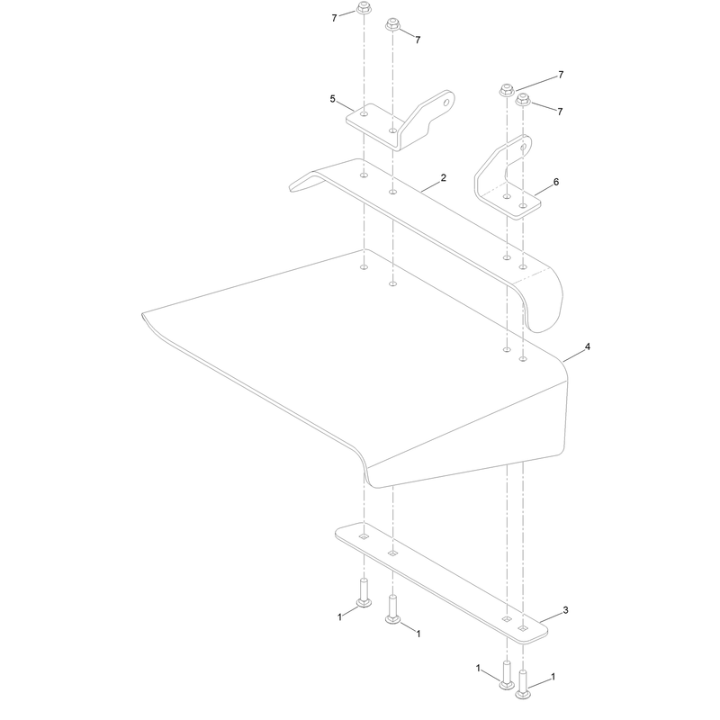 Deflector Assembly No 147-1642
