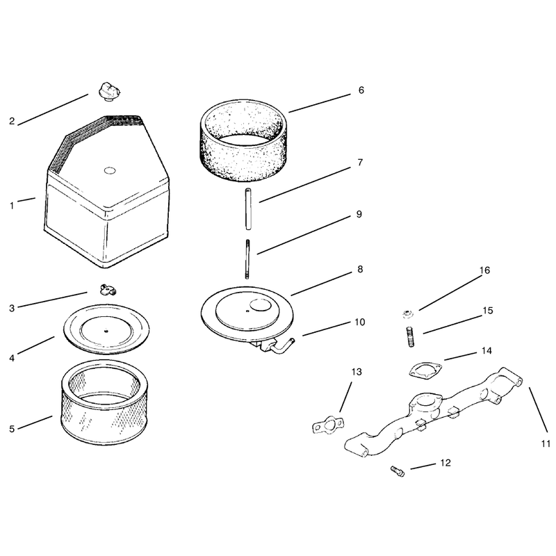 Air Cleaner Filtrationintake Manifold