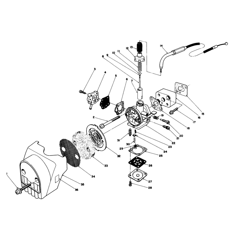 Carburetor & Air Cleaner Assembly