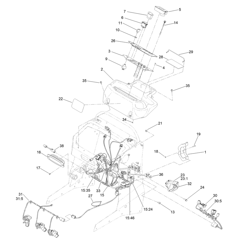 Control Panel and Harness Assembly
