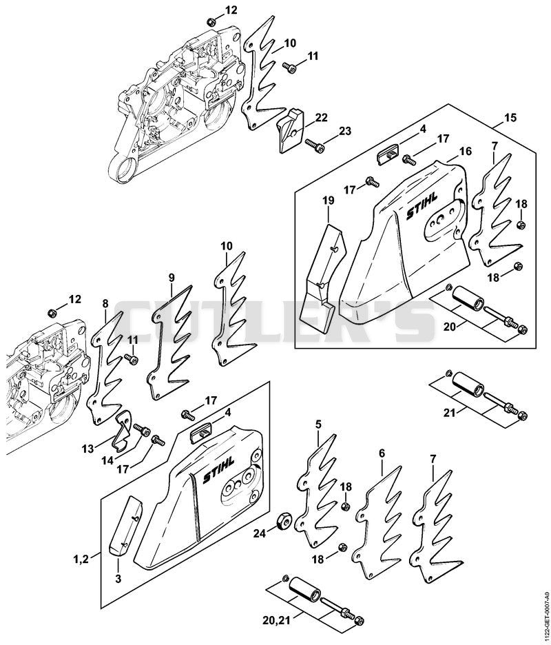 Chain sprocket cover