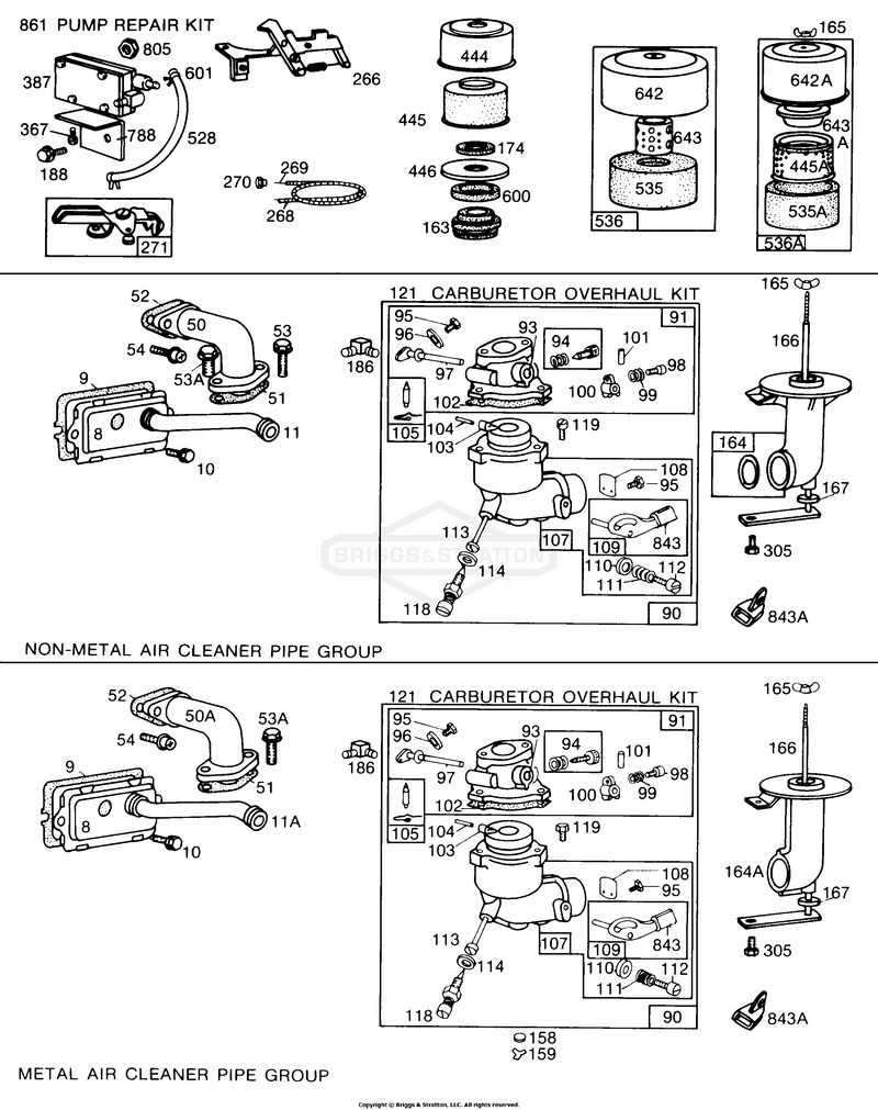 Carburetors,Air Cleaner Grps