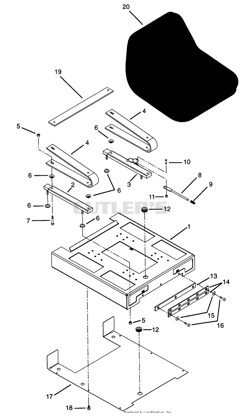 Seat and Deck Assembly