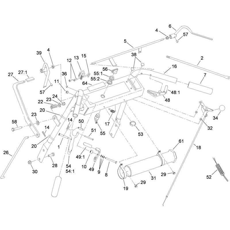 Handle and Control Assembly