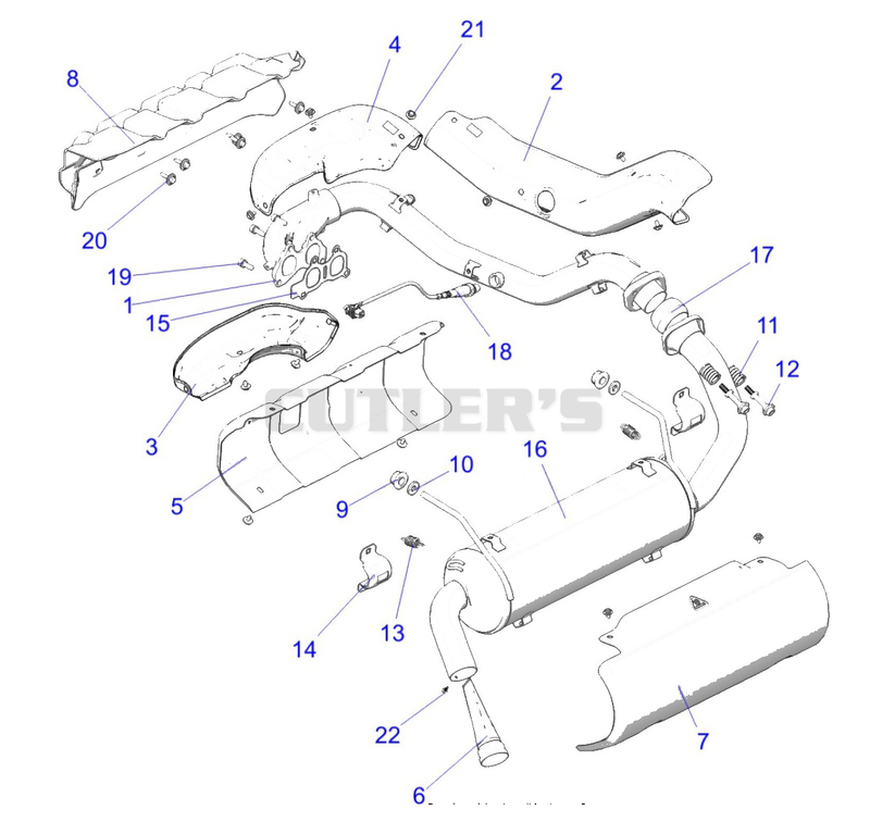 Engine, Exhaust System