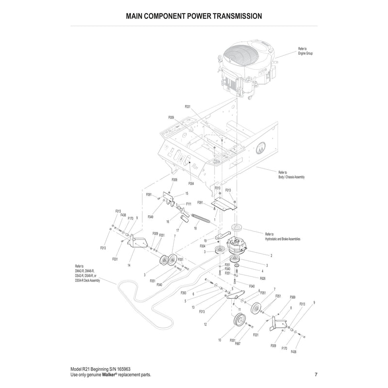 MAIN COMPONENT POWER TRANSMISSION