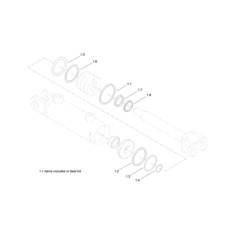 Hydraulic Cylinder Assembly No AU8HC21004