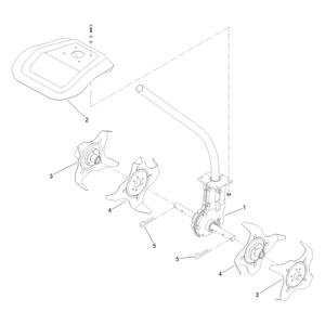 Cultivator Attachment Assembly Flex Force Power System 60V MAX